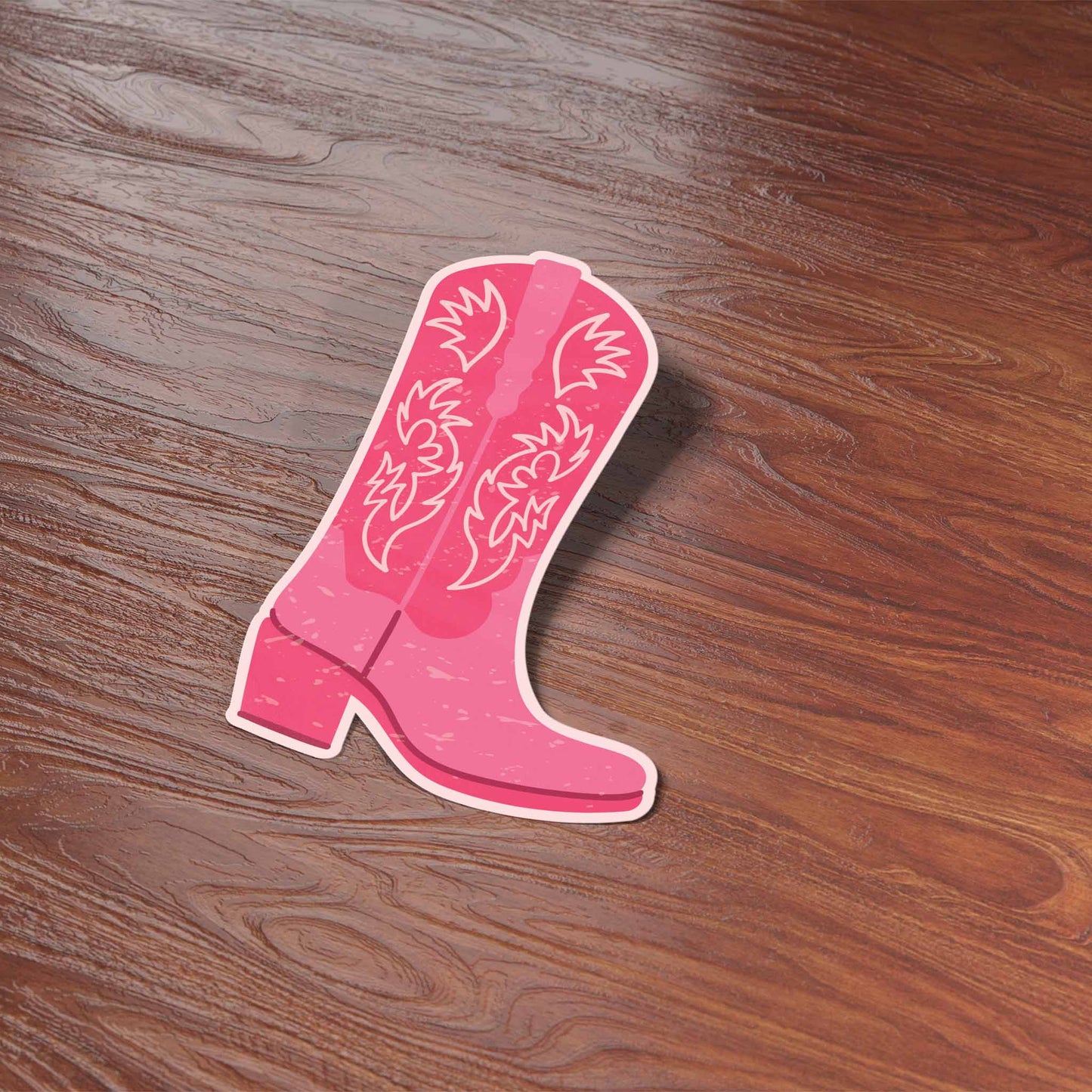 Pink Cowboy Boots Cowgirl Sticker for Hydroflask