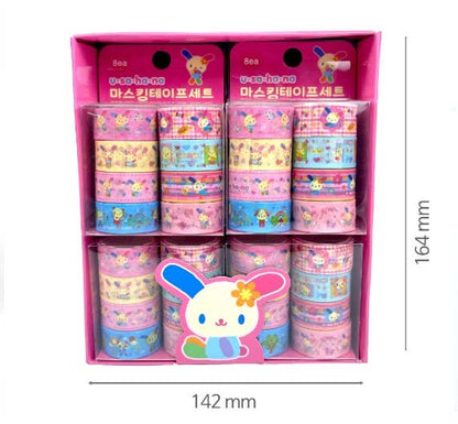 Sanrio Masking Tape Set (8 Rolls) – Chococat & Usahana