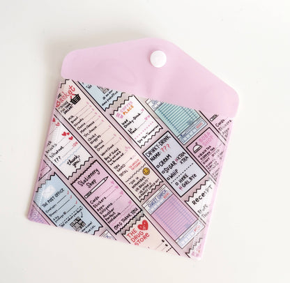 Cute Receipts Ephemera Keeper