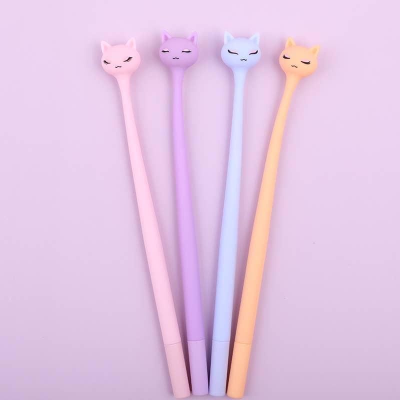 Pastel Cats Wiggle Gel Pen