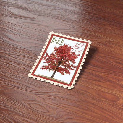New Jersey State Tree Red Oak Sticker - NJ Stamp Decal