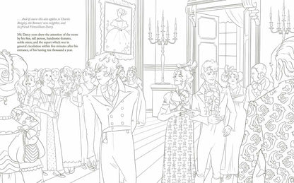 Color Your Classics Pride and Prejudice by Jane  Austen