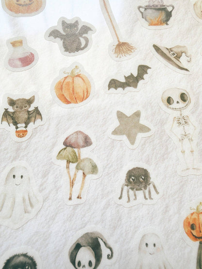 Kuboandlucy Stationery Co | Spooky Halloween Sticker Sheet