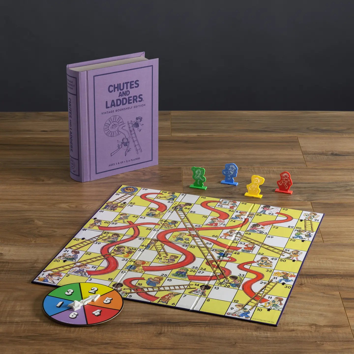 Chutes and Ladders Vintage Book Shelf Edition
