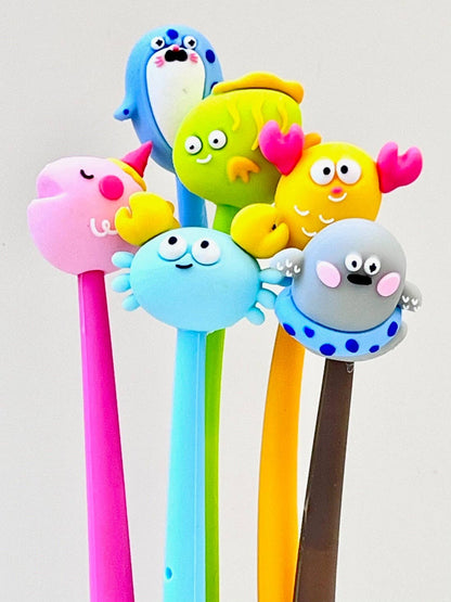 HAPPY SEA ANIMALS GEL PEN