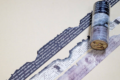 Burnt Writing Washi Tape Set (3pc)
