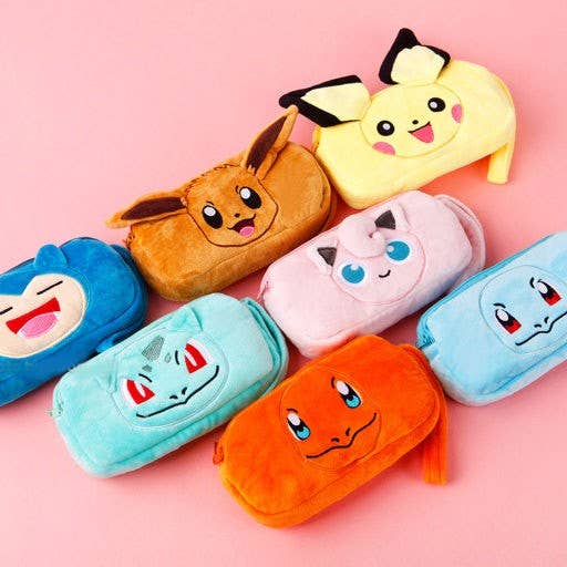 Pokemon Character Plush Doble side Pencil Case