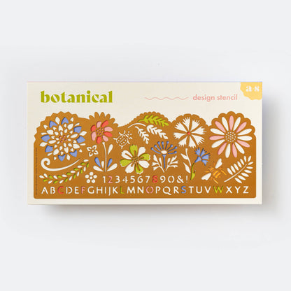 Botanical Design Stencil, Crafts & Journaling