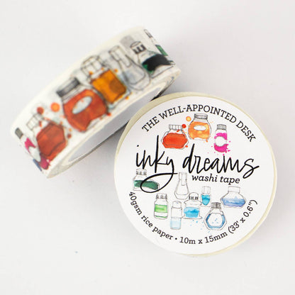 "Inky Dreams" Ink Bottle Washi Tape