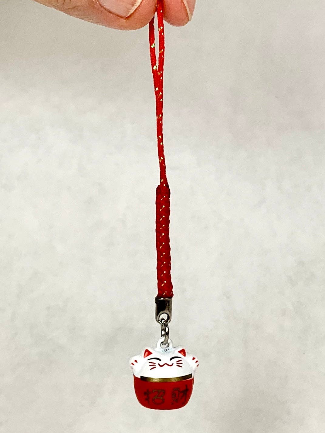 Lucky Maneki Cat Brass Bell