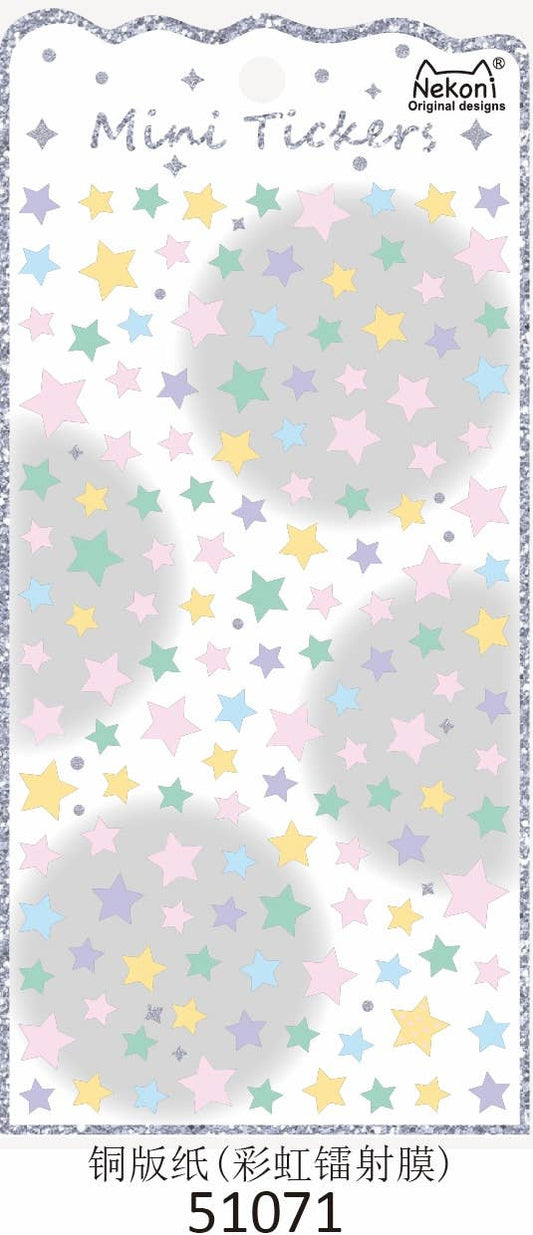 SHINY MINI STAR STICKERS
