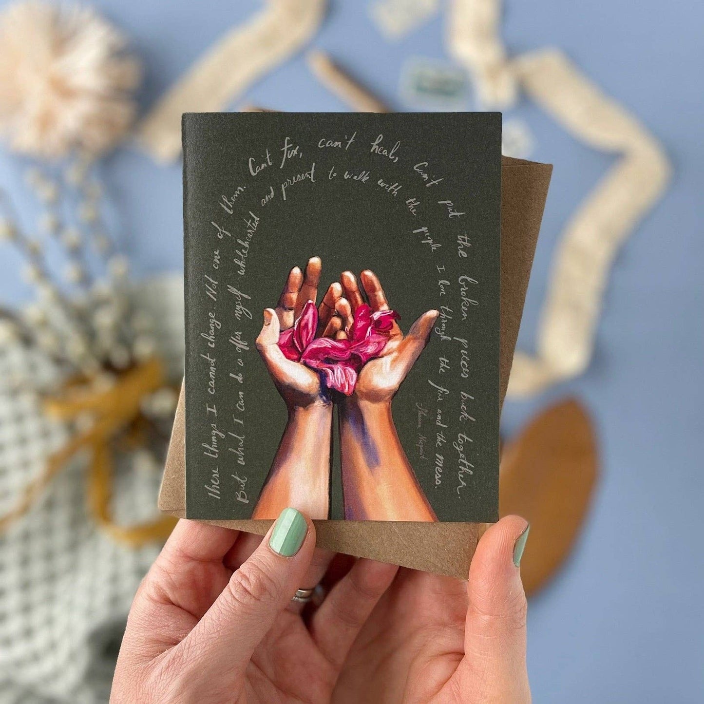 Broken Pieces — Sympathy Card