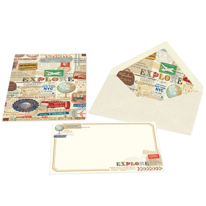 Portfolio Cards Large Size, Note Cards, Italian Stationery