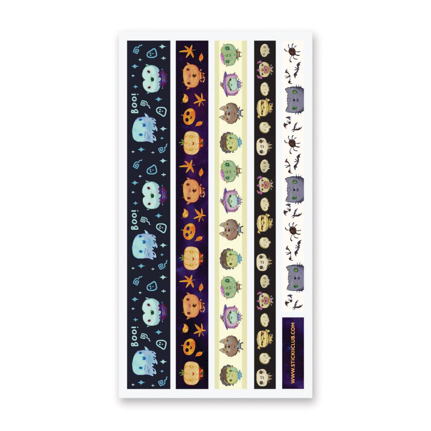 Monster Mash Sticker Strips Sticker Sheet
