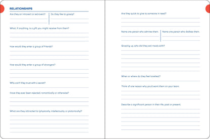 A Writer’s Journal for Creating Characters