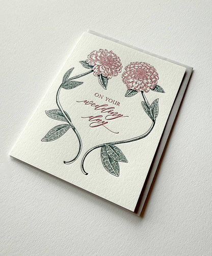 On Your Wedding Day Letterpress Greeting Card