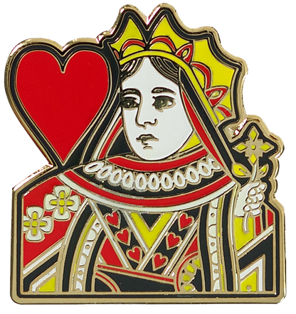 Queen of Hearts Enamel Pin