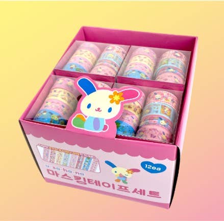 Sanrio Masking Tape Set (8 Rolls) – Chococat & Usahana