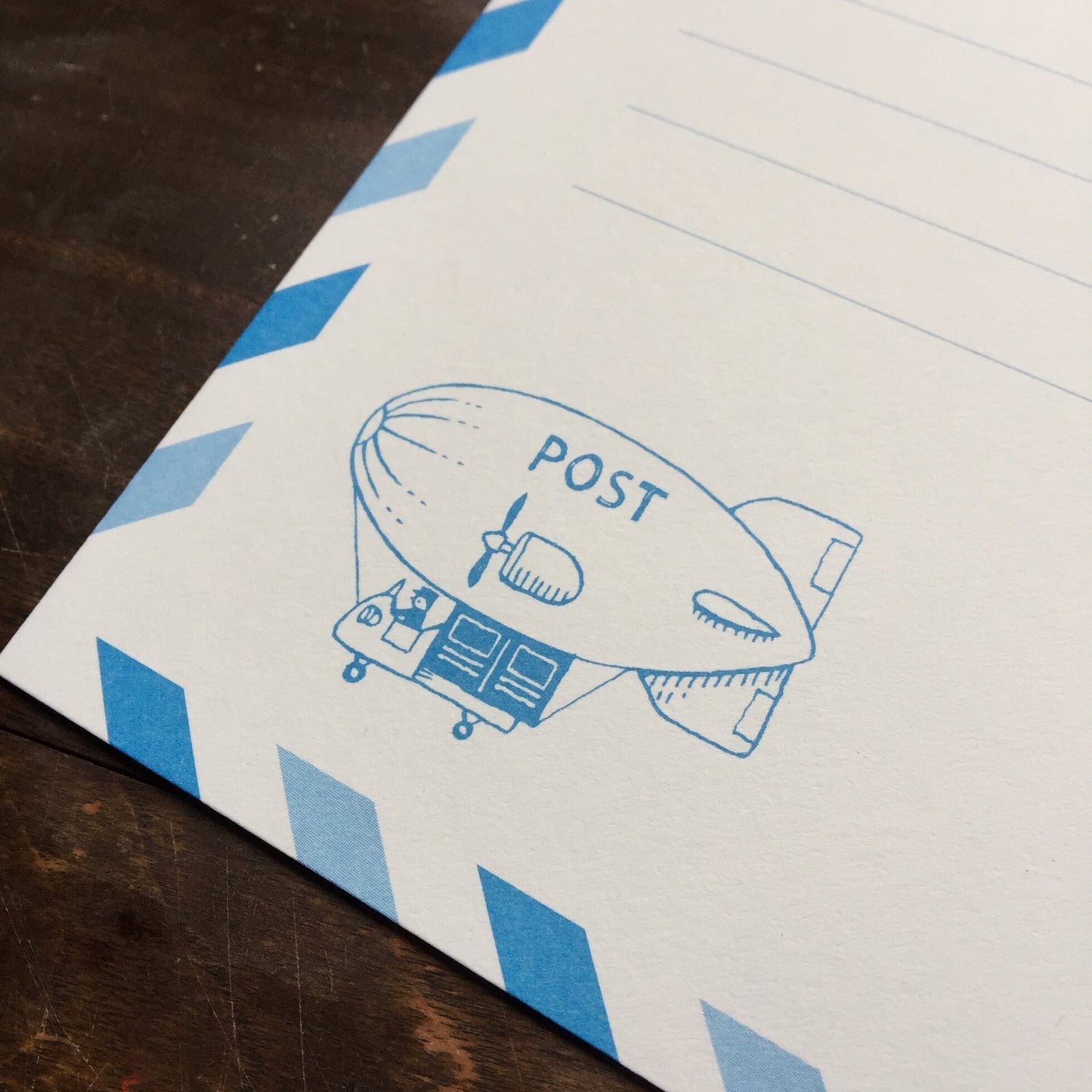 Kyupodo envelope AIRSHIP POST OFFICE