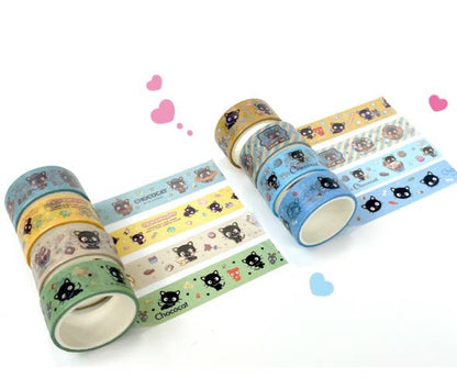 Sanrio Masking Tape Set (8 Rolls) – Chococat & Usahana