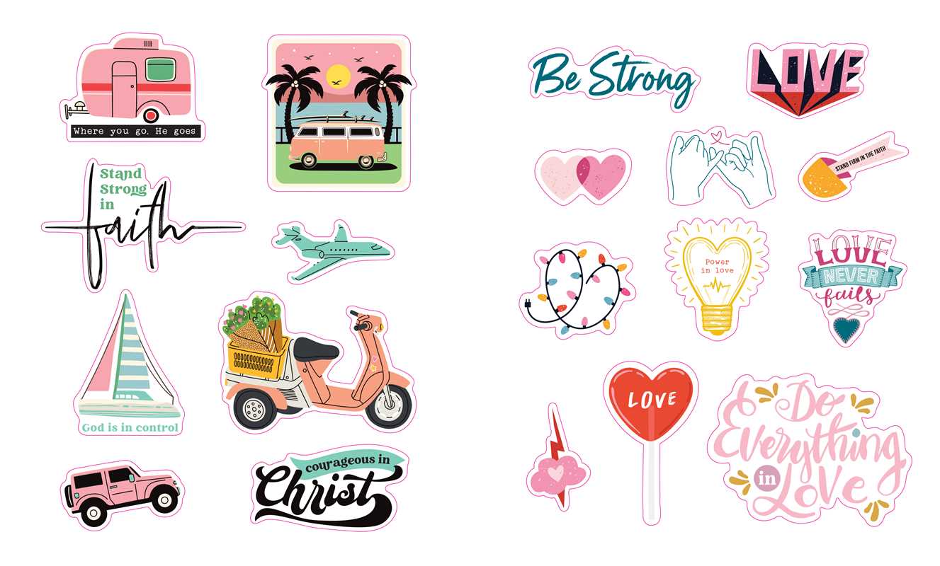 Sticker Inspirations by Amen Editions