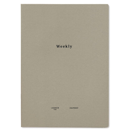 LACONIC STYLE NOTEBOOK WEEKLY