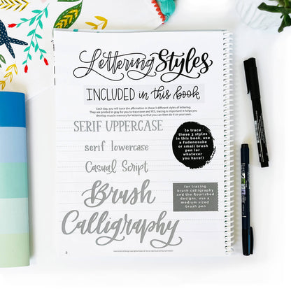 Daily Mindful Lettering: Peace & Calm Edition