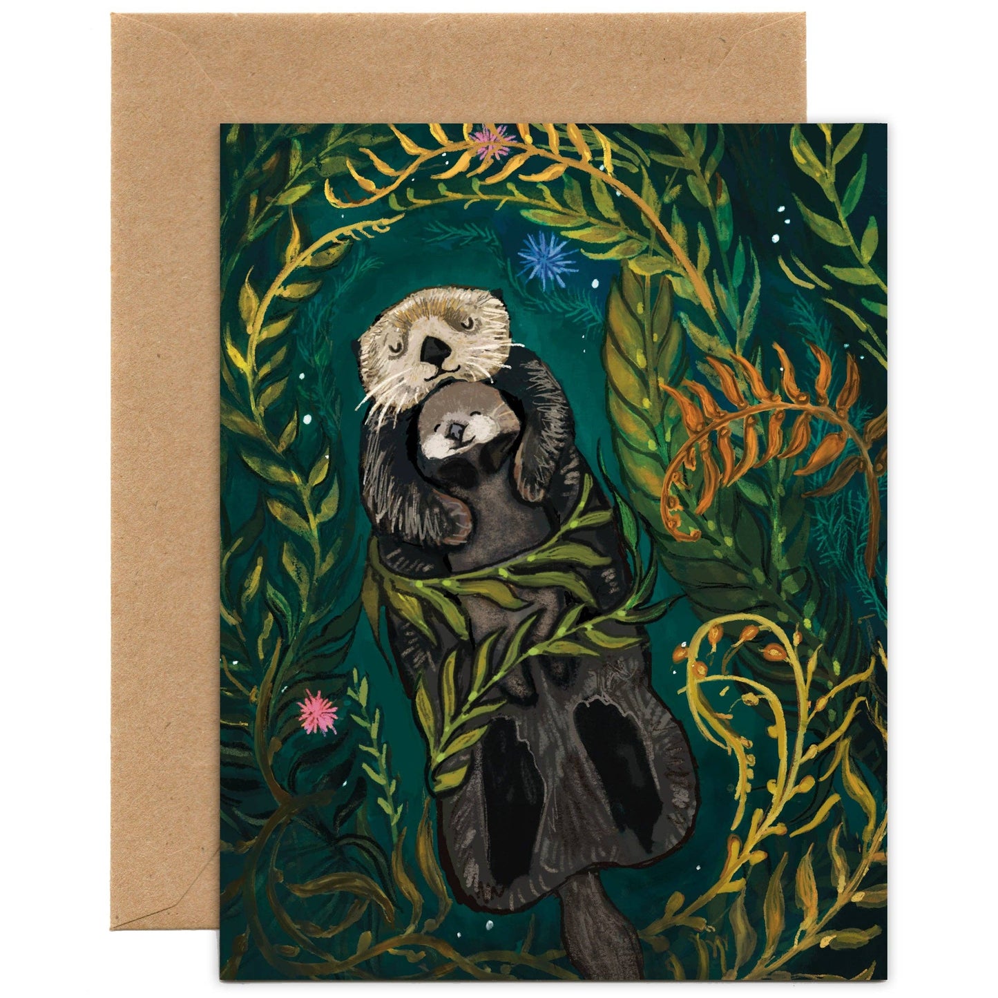 Sea Otter Mama and Baby — Baby, Mother's Day, Everyday Card