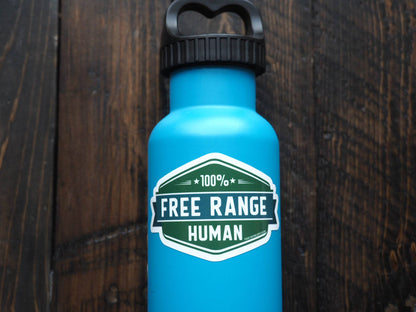 Free Range Human Stickers, Adventure Vinyl Decals