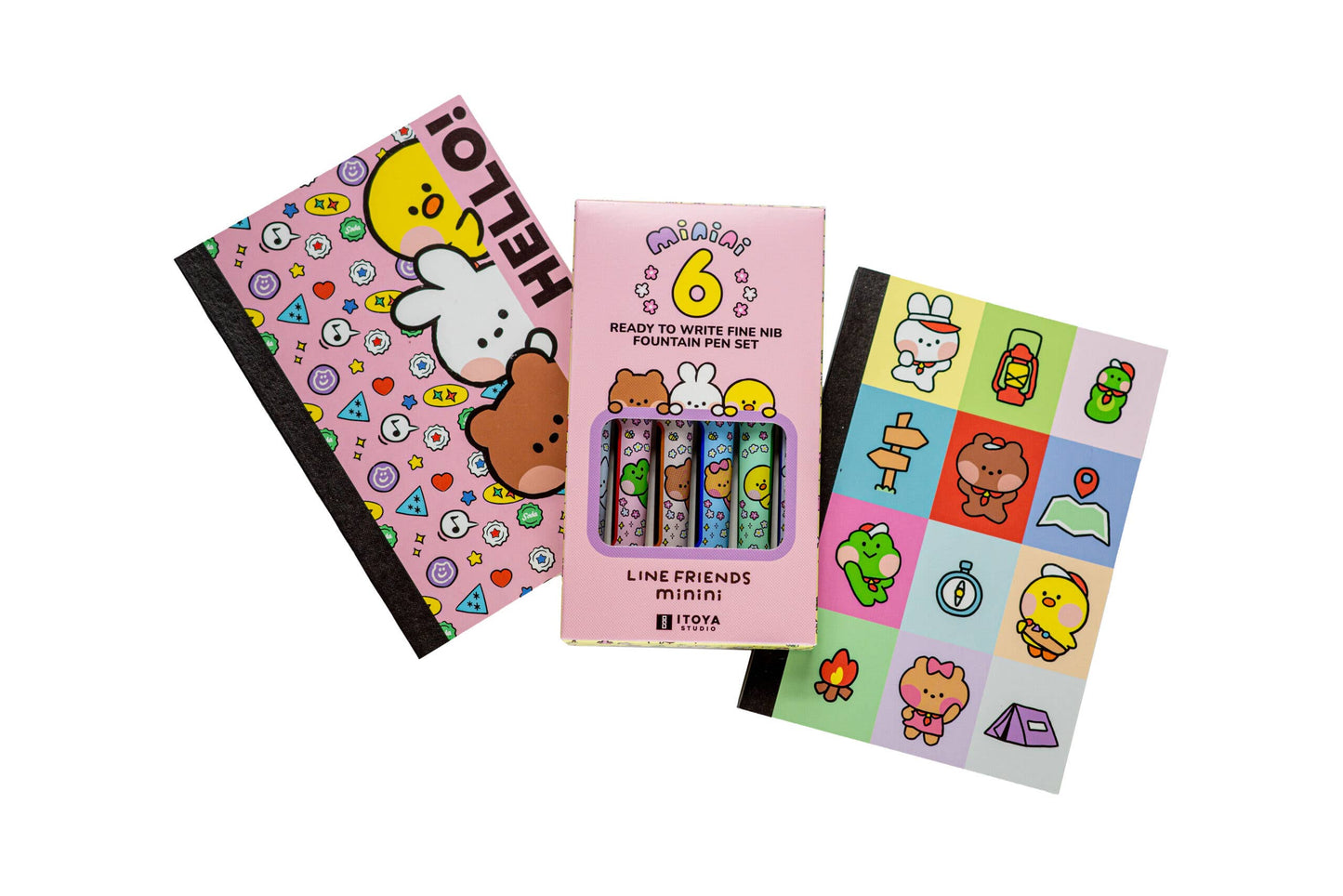 LINE FRIENDS minini meets Blade fountain pen set