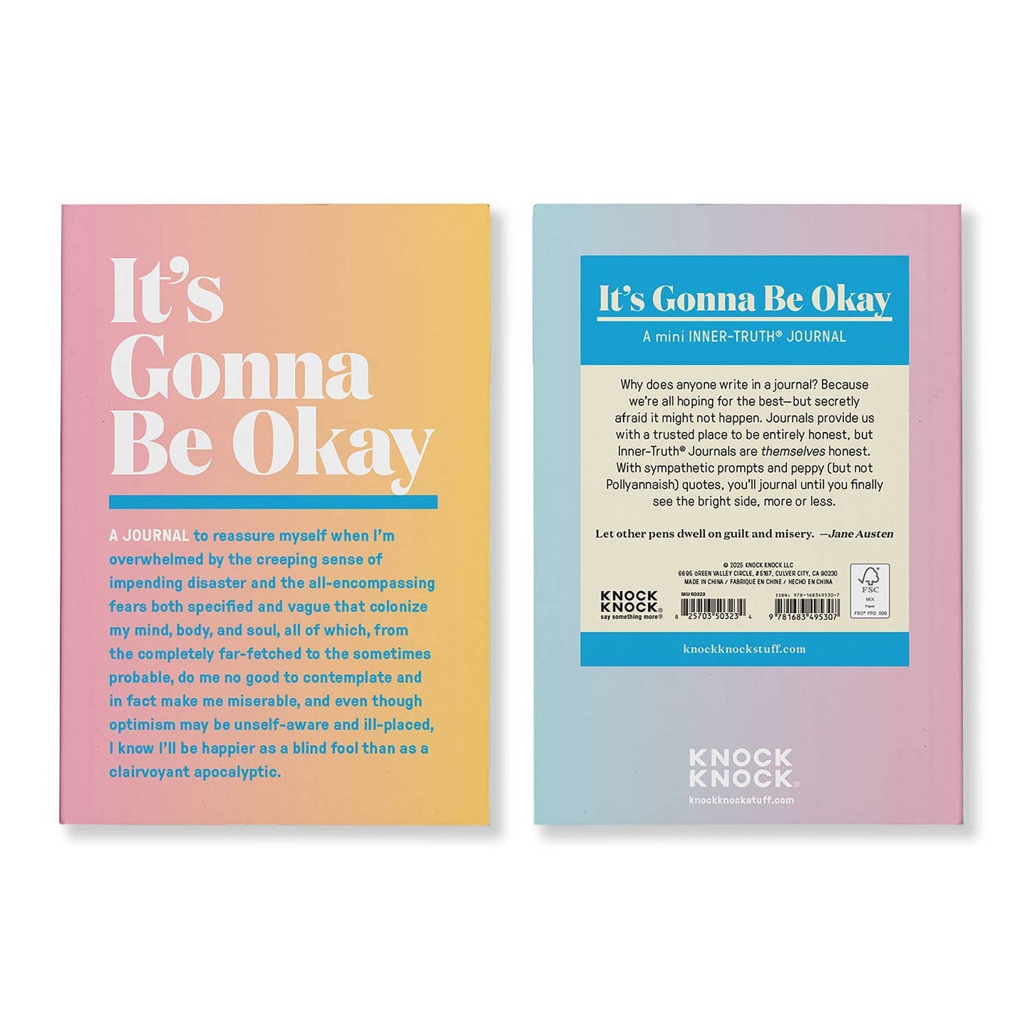 It's Gonna Be OK Mini Inner-Truth® Journal (Pastel Version)