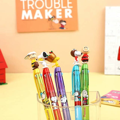 Single Peanuts Figure Mascot Ballpoint Pen 0.5mm - 3Colors