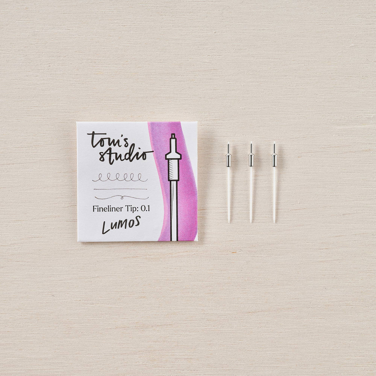 3-pack fineliner markers, tip size 0.1