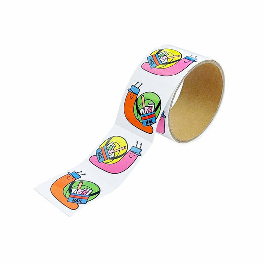 Snail Mail Express Sticker On The Roll