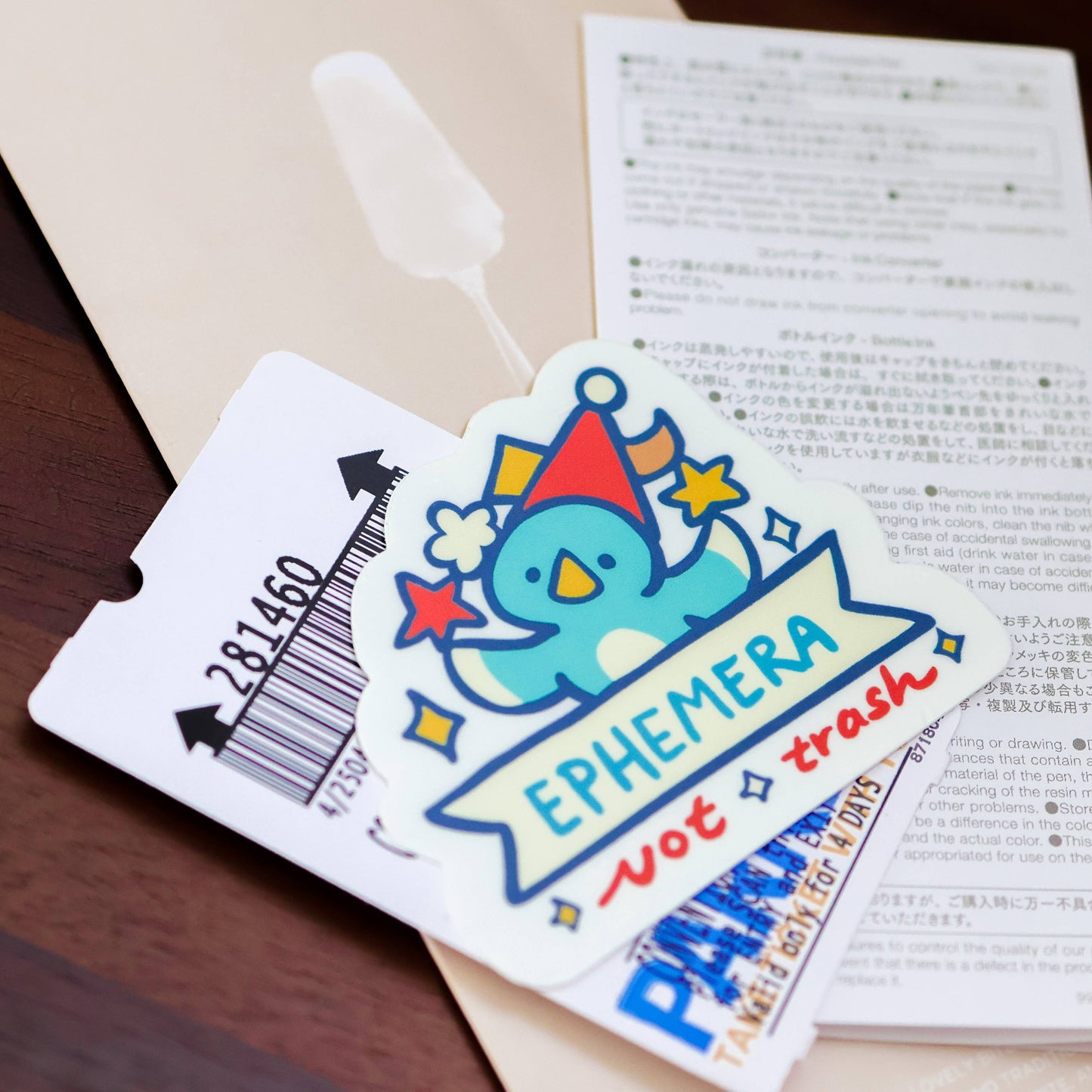 Vinyl Sticker Ephemera