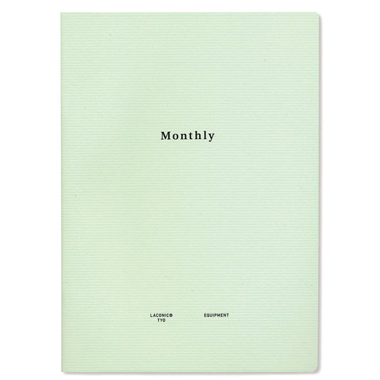 LACONIC STYLE NOTEBOOK MONTHLY