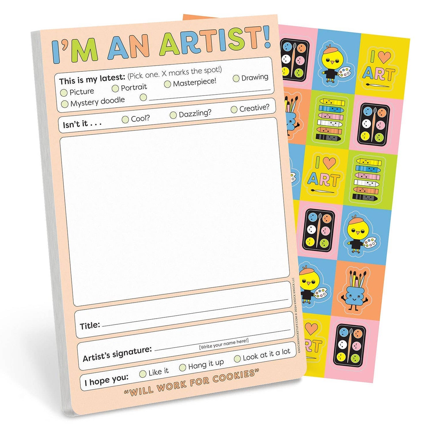 Knock Knock Kids - I’m an Artist! Playtime Pads