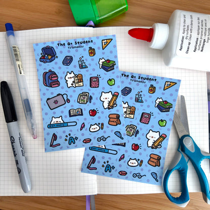 The A+ Student Deco Sticker Sheet