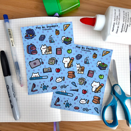 The A+ Student Deco Sticker Sheet