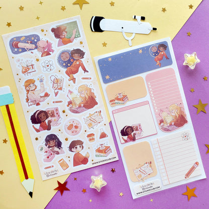 STEM Girls’ Labels Sticker Sheet