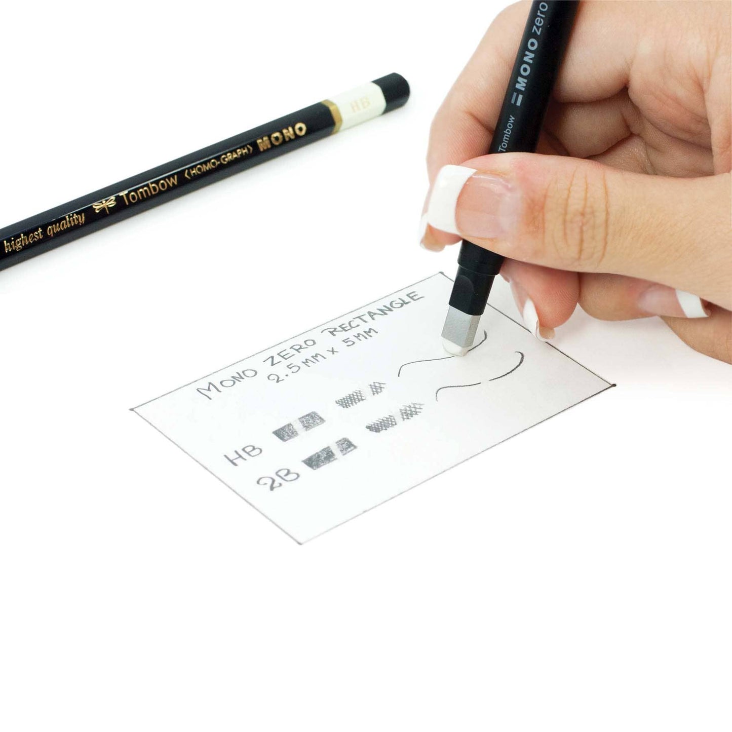 MONO Zero Eraser: Rectangle - Black