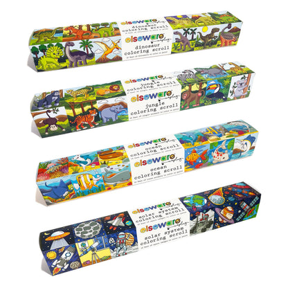 Coloring Scrolls 10ft with Adhesive Back - Jungle