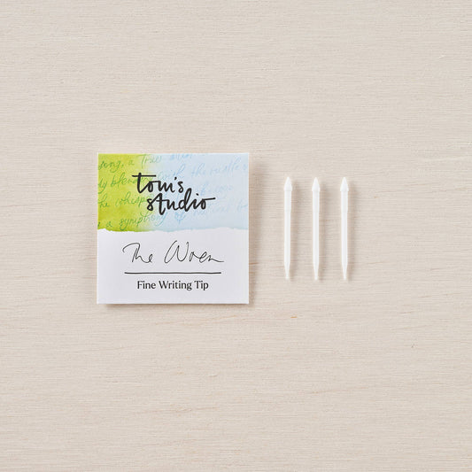 Set of Wren fine writing tips (3) with white nibs