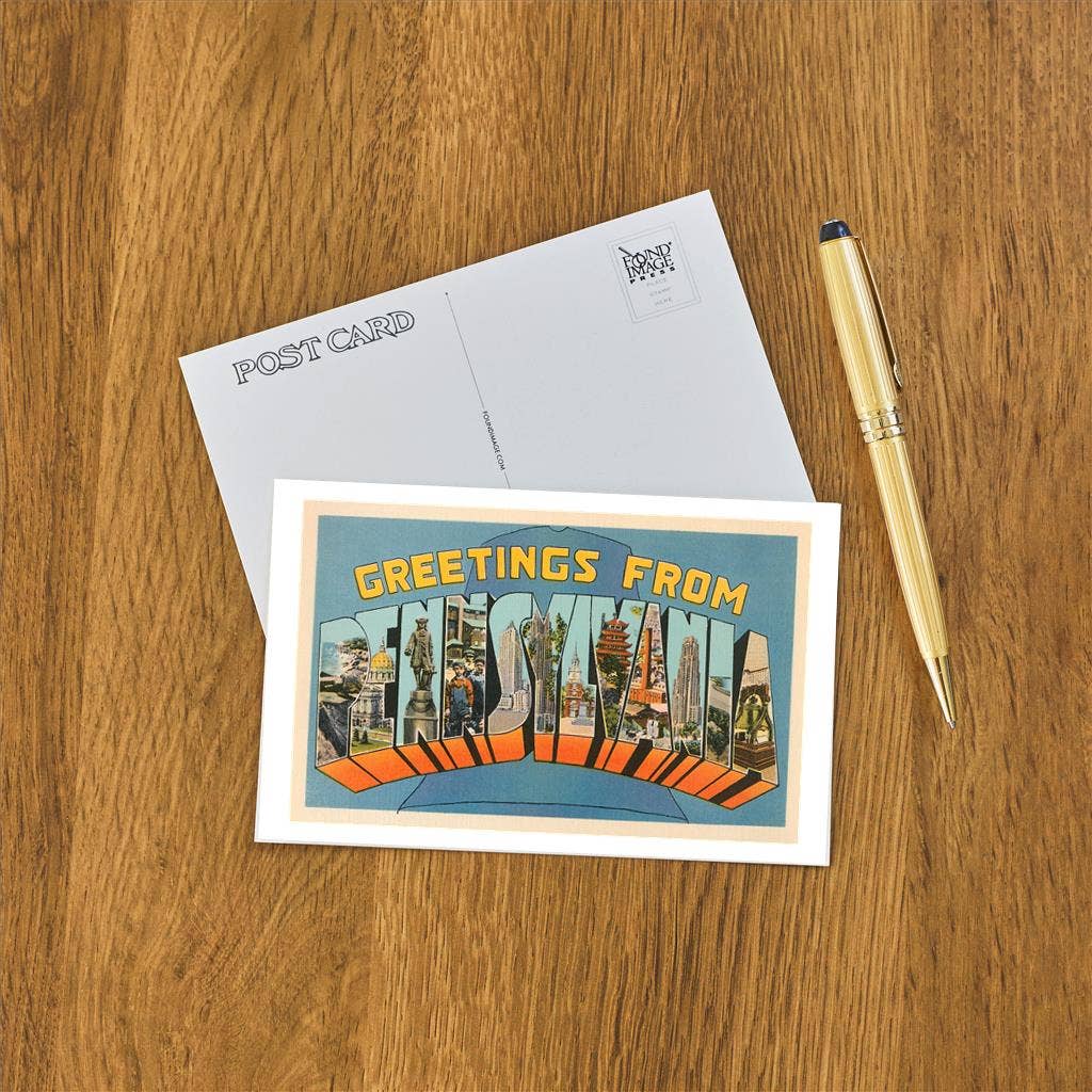Postcard PA-395 Greetings from Pennsylvania