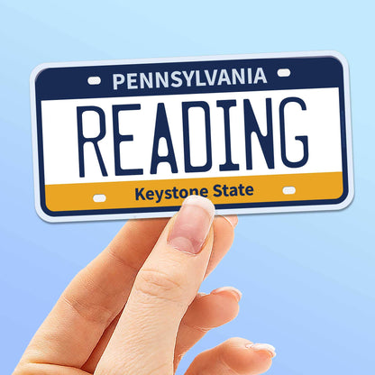 Buckinhgam PA License Plate Stickers