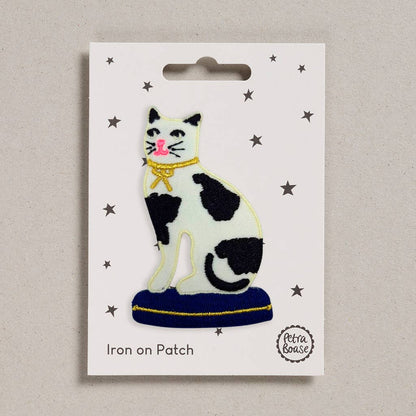 Iron on Patch - Cat With Bow