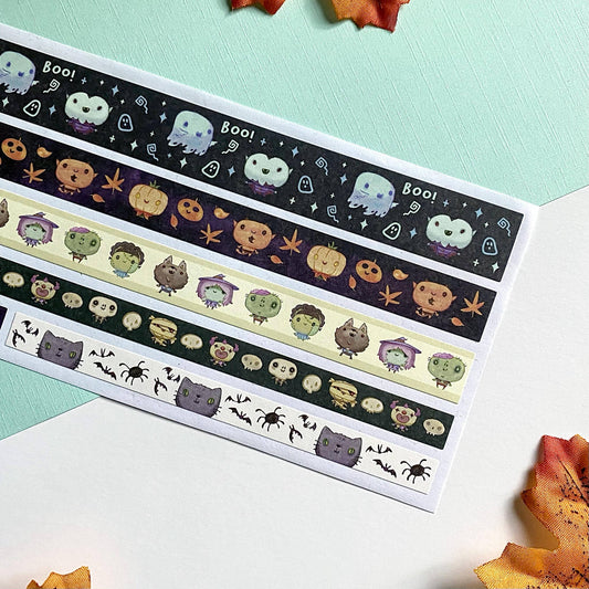 Monster Mash Sticker Strips Sticker Sheet