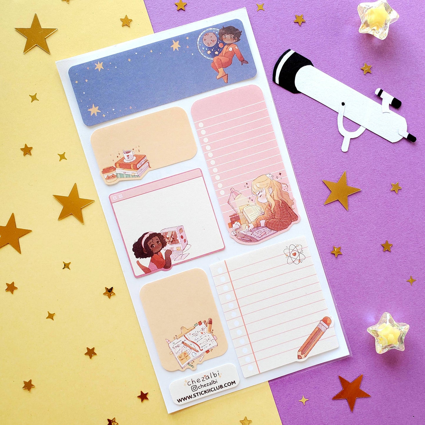 STEM Girls’ Labels Sticker Sheet