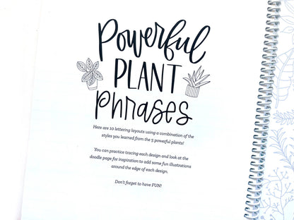 Mindful Lettering for Fun: Plant Edition