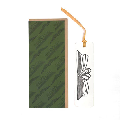 Bookmark Card - BOOK HEART